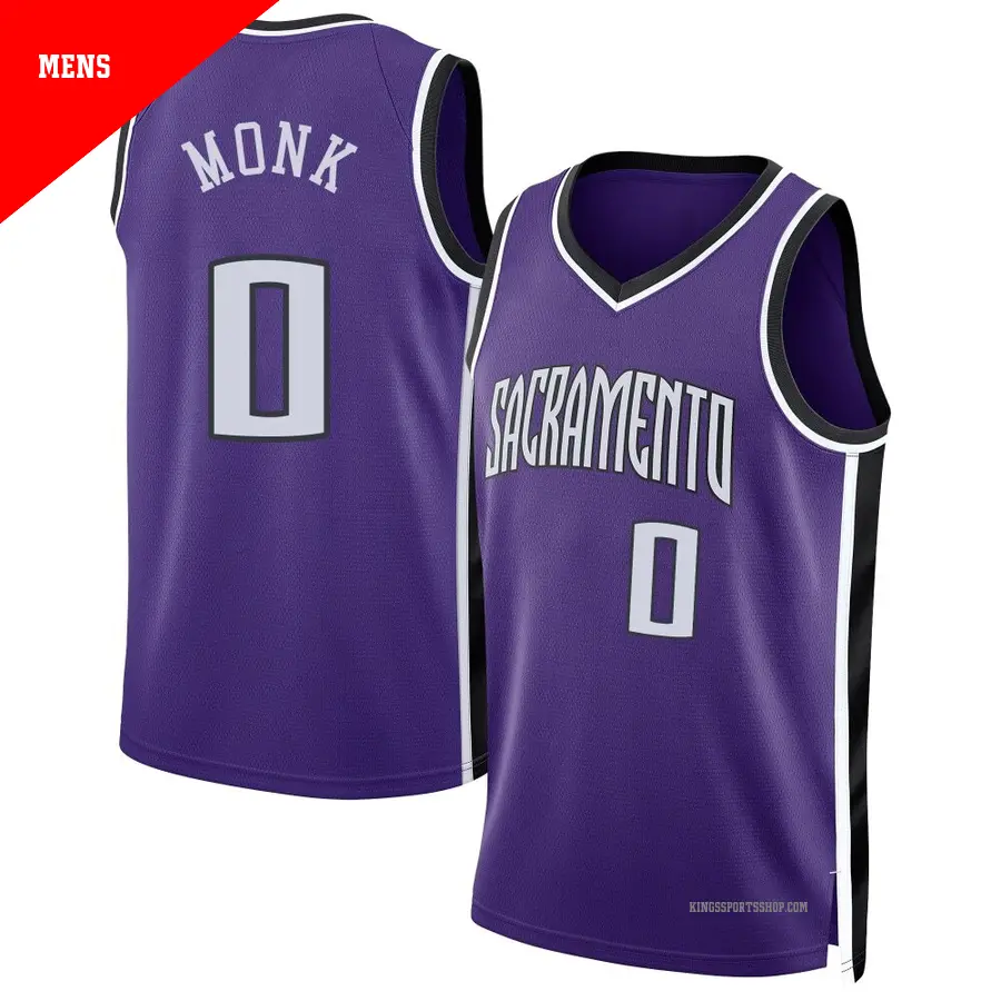 ＃0 Men's Malik Monk Sacramento Kings 2024/25 Swingman Purple Classic Edition Jersey